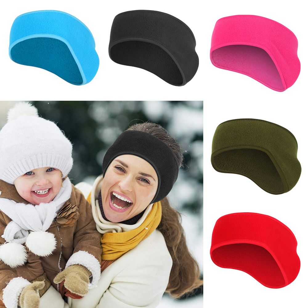 Fleece Ear Warmer Band - 1 unidade de faixa de cabelo,