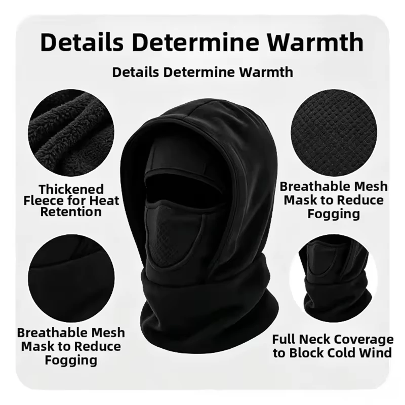 Chapéu de inverno multifuncion - Neck Gaiter Fleece avaliação e preço