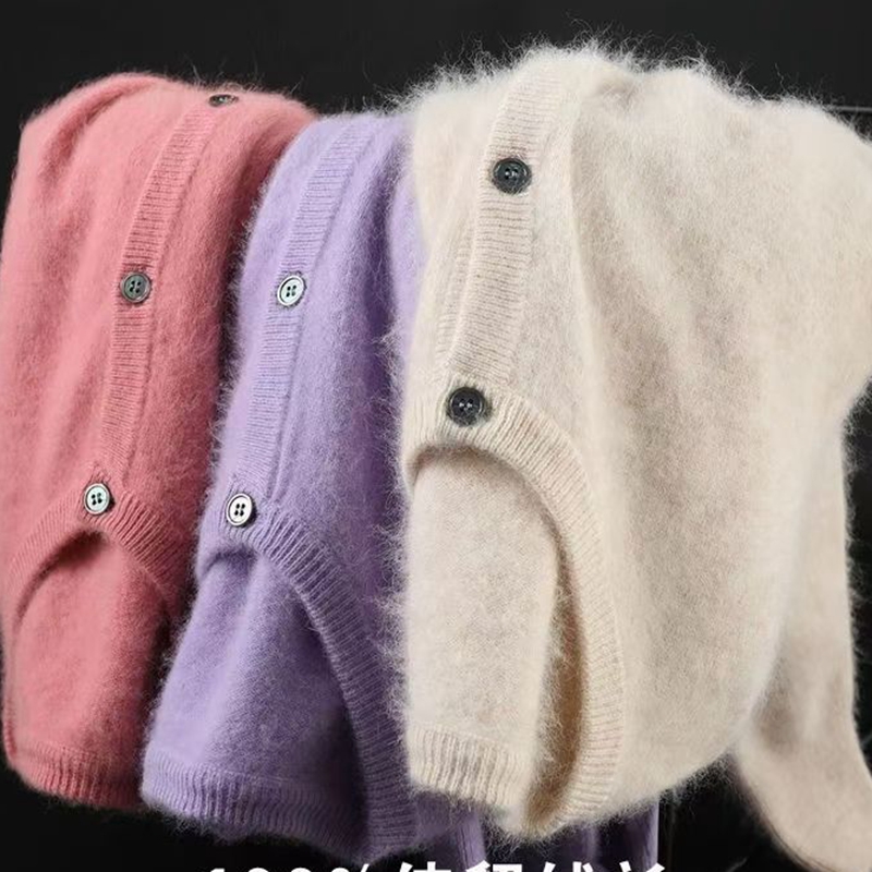 Cardigã de Cashmere 100% Mink  - Wool Coat Peacoat avaliação e preço