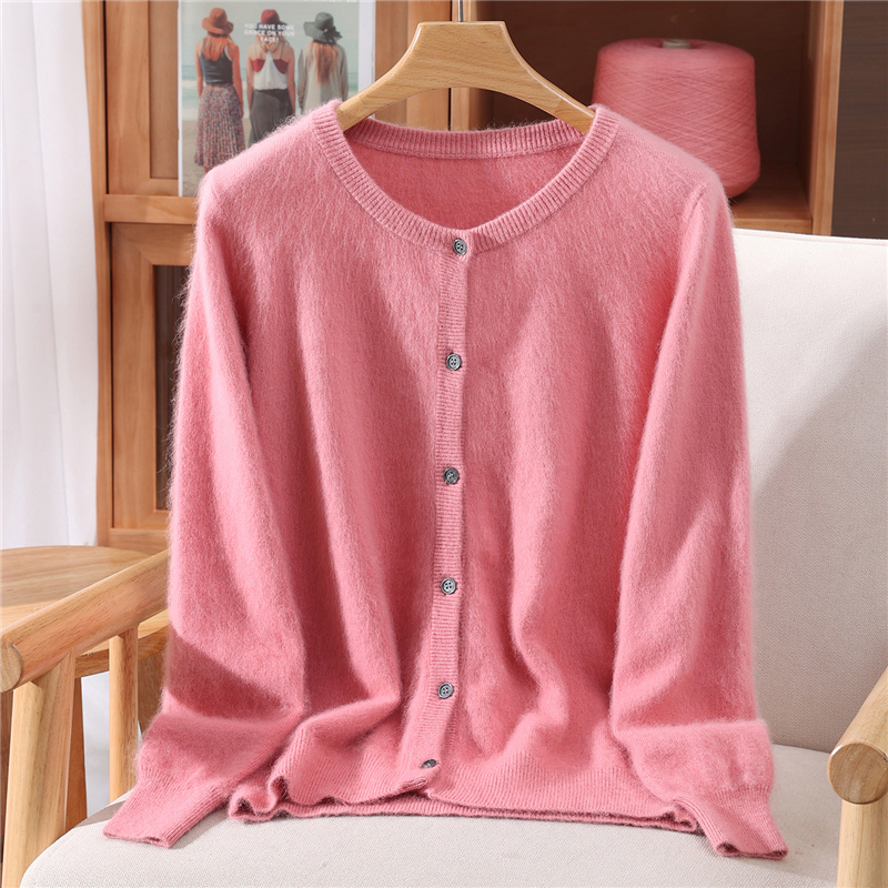 Cardigã de Cashmere 100% Mink  - Wool Coat Peacoat avaliação e preço