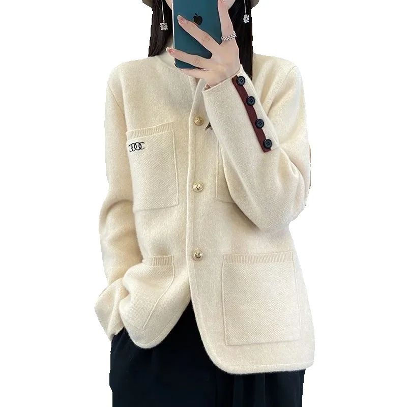 2024 outono e inverno novo est - Wool Coat Peacoat avaliação e preço