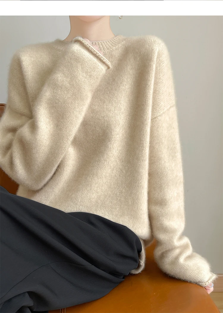 Camisola de caxemira feminina  - Wool Coat Peacoat avaliação e preço