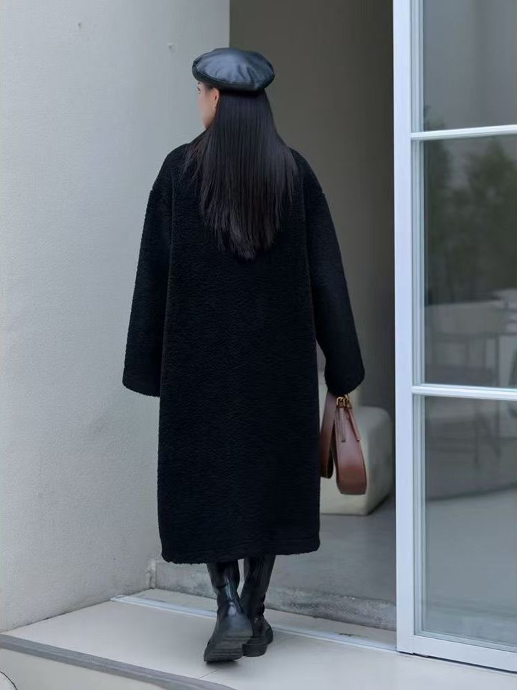 Jaqueta Feminina Plus Size Est - Wool Coat Peacoat avaliação e preço